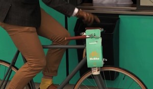 McDonald&rsquo;s has launched packaging that can hang off the handlebars of a bicycle.